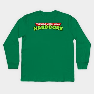 Teenage Metal Ninja Hardcore Kids Long Sleeve T-Shirt